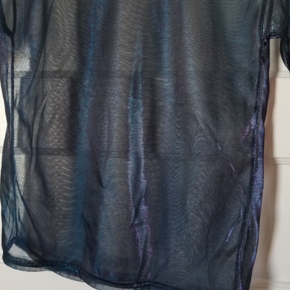 Metallic Mesh Shirt - Picture 2 of 7